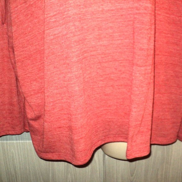 Old Navy Women's Top Size XL Muted Heathered Red-Rust 3/4 Sleeves Round Neckline - Picture 3 of 5